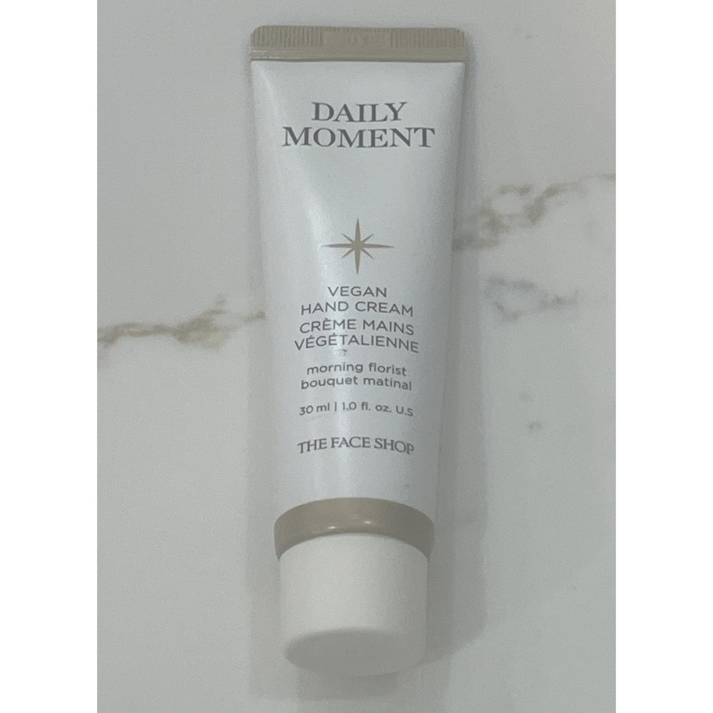 The Face Shop Daily Moment Vegan Hand Cream MORNING FLORIST Hyaluronic Acid 1 oz